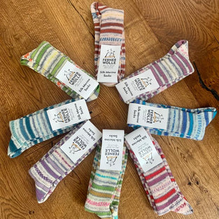 Knitted Socks by Ferner Woole