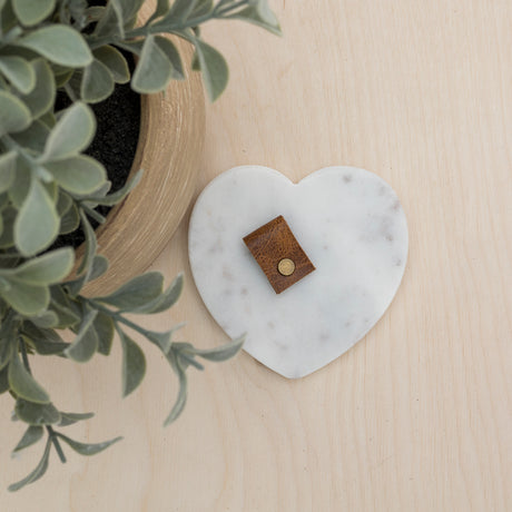 Leather tag by Cin
