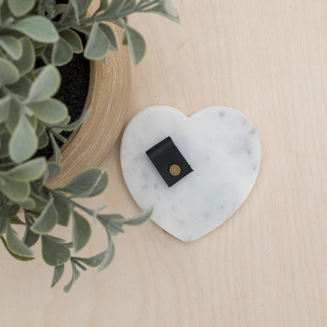 Leather tag by Cin