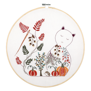 Embroidery Kit - The Cat in Automn