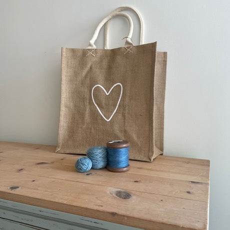 Sac en jute par Korissa handmade