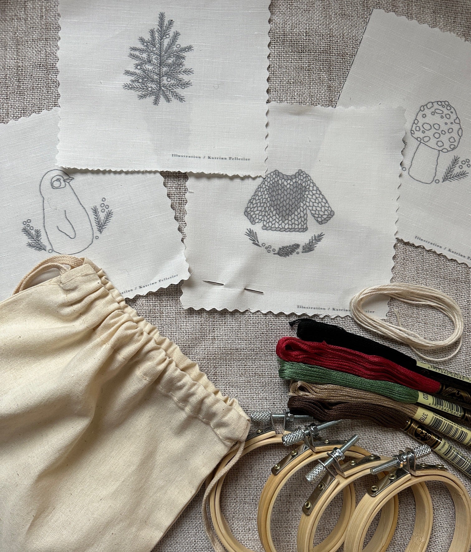 Kit Broderie Débutants JSRQT 2Pcs Kits De Démarrage Punch Needle - 13