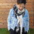Knitting kit - Keep me shawl by Lucie Paquet