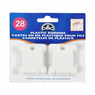 DMC Plastic Bobbins - pack of 28