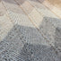 Kit de Tricot - Couverture chevrons par Espace tricot en coton et alpaga