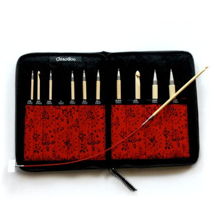 Kit de crochets tunisiens interchangeables - Bamboo par Chiaogoo