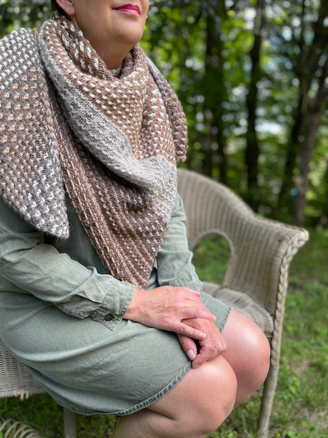 nightshift shawl by andrea mowry
