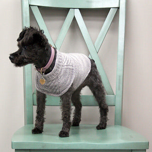 Knitting kit - Harness-friendly dog sweater by Jacqueline Cieslak