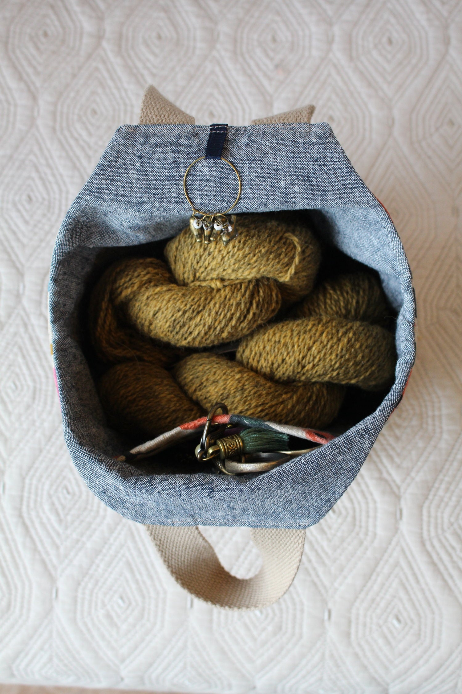 Patron de couture sac de tricot 2 grandeurs de Never Not