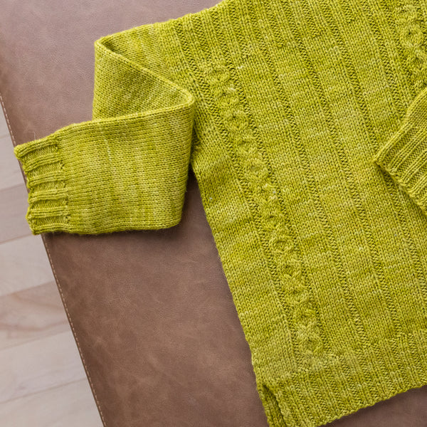 Kit de tricot - Chandail Amble en Calantra DK par Nathalie Bergeron