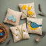 Kit de broderie pour sacs en lin et lavande - Spring Garden  par Corinne Lapierre Ltd