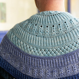 Kit de tricot - Châle Briornate par Stephen West