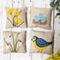 Kit de broderie pour sacs en lin et lavande - Spring Garden  par Corinne Lapierre Ltd