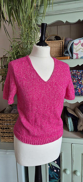 Kit de tricot - Le t-shirt cerise par Stéphaline sur Youtube