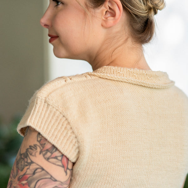 Knitting kit - Teatime vest by Tricot Meringue