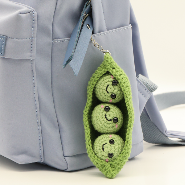 Kit de crochet – Porte-clés 3 petits pois