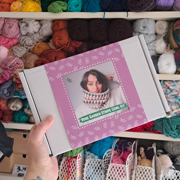 Crochet Kit – Striped Cowl by The Pigeon’s Nest