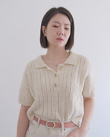 Kit de tricot - Tuileries Polo par Soumine KIM