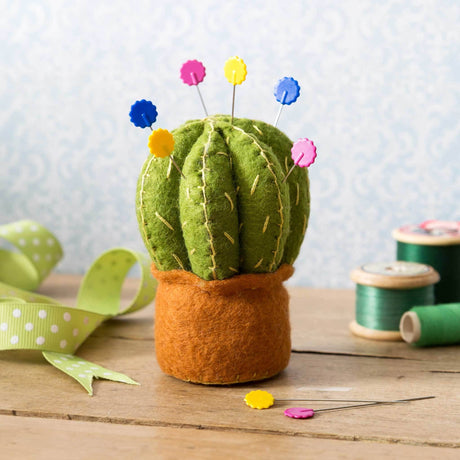 Mini-kit de bricolage en feutre Cactus Pincushion