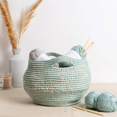 Kit de crochet - Panier de rangement par Wool Couture Company