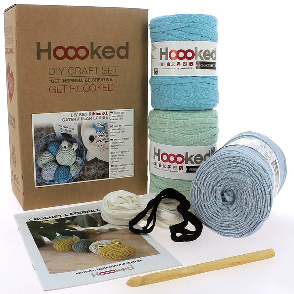 Crochet Kit – RibbonXL Caterpillar by Hoooked
