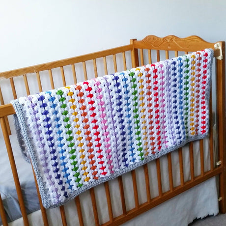 Crochet Pattern – Rainbow Blanket