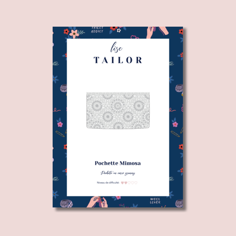 Patron de crochet - Pochette Mimosa par Lise Taylor