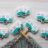 Ensemble de bouchons d'arrêt pour aiguilles ''Camping'' par Fox & Pines Stitches