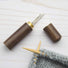 Wooden needle storage cases by Fox & Pine Stitches
