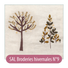 Broderie hivernales - Kit no 9 / non
