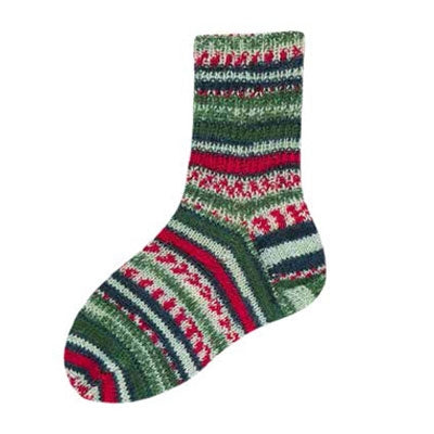 6 ply Christmas sock wool by Rellana Garne