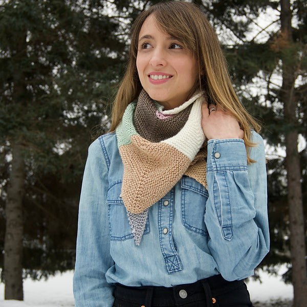 Kit de tricot - Pythagore 2.0 par Marie-Christine Lévesque