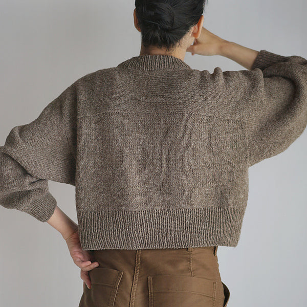 Kit de tricot - Back Yoke Sweater par Noriko Ichikawa