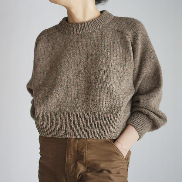 Kit de tricot - Back Yoke Sweater par Noriko Ichikawa