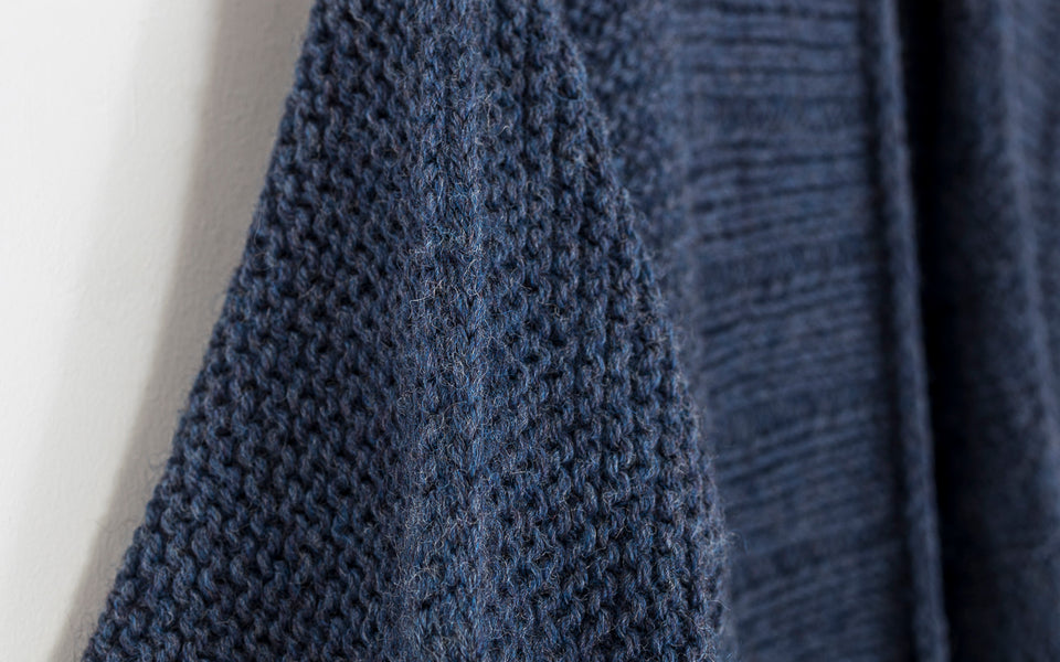 Kit de tricot - Cardigan Clair de lune en Peruvian par Paule Trudel Bellemare