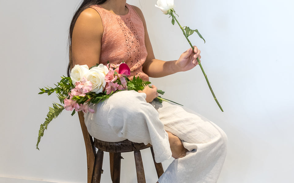 Kit de tricot - Camisole Jardin Secret par Gabrielle Vézina