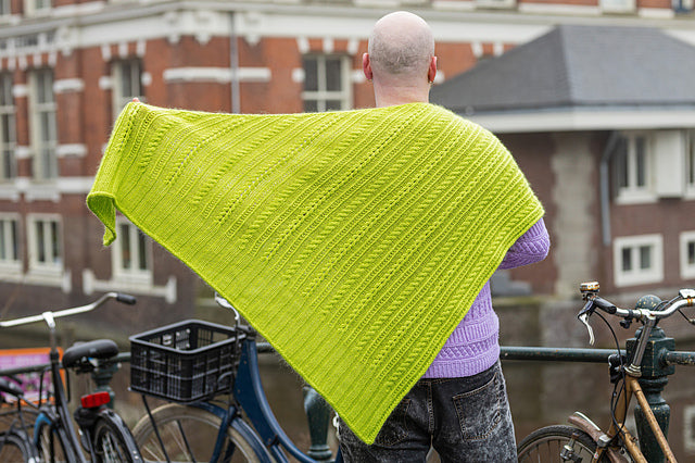 Kit de tricot - Fir Rib Shawl par Stephen West