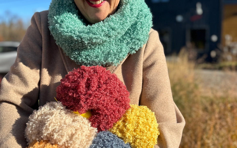 Snood facile WOW! Loopy par Katia