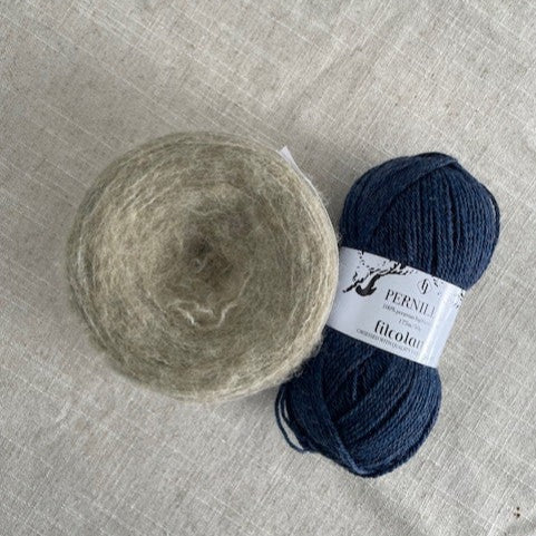 Kit de tricot - Foulard Stripetastic par Maxim Cyr