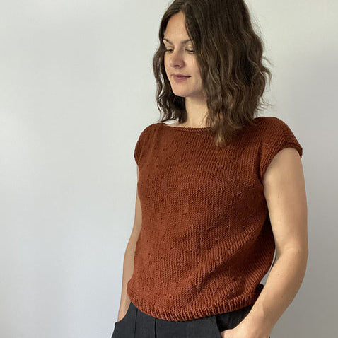 Kit de tricot - The Amess Tee par Pacific Knot