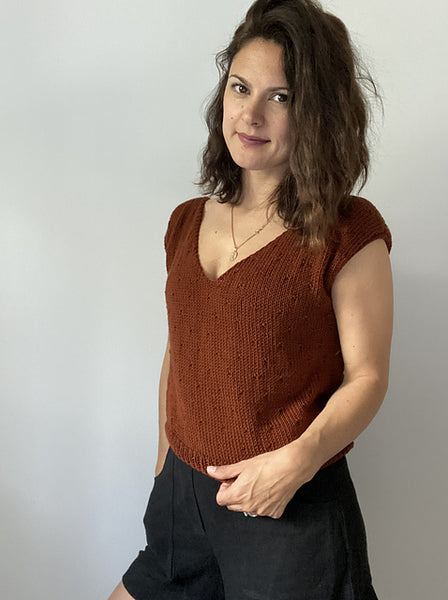 Kit de tricot - The Amess Tee par Pacific Knot