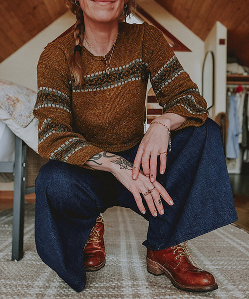 Kit de tricot - Chandail Mountain Bed par Caitlin Hunter