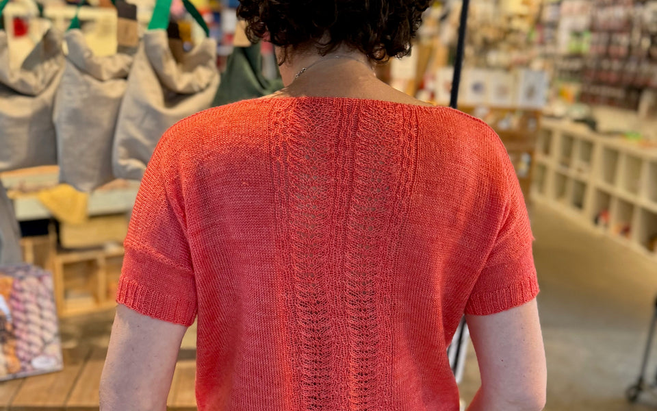 Kit de tricot - T-shirt Adventitious par Olga Putano