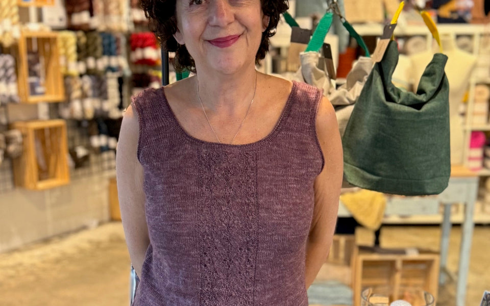 Kit de tricot - Camisole Jardin Secret par Gabrielle Vézina