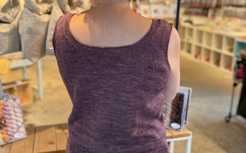 Kit de tricot - Camisole Jardin Secret par Gabrielle Vézina