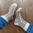 Knitting kit - BB Checks Socks by Erin Kostashuk