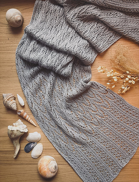 Kit de tricot - Rivage wrap par Gabrielle Vézina