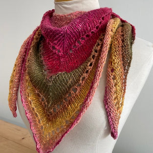 Knitting kit - Age of Brass and Steam Kerchief by Orange Flower Yarn