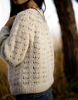 Kit de tricot - Cardigan Camelia par Minimi Knit Design