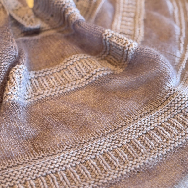 Kit de Tricot - Châle Volute par Henriette Corbeil